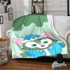 1pc cat name blanket Lightweight Flannel Throw for Sofa Bed Travel Camping Livingroom Office Couch Chair