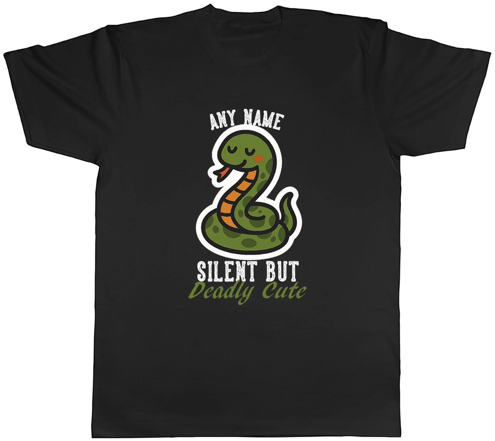 Personalised Boa Snake Silent But Deadly Cute Mens T-Shirt Tee Gift Top L