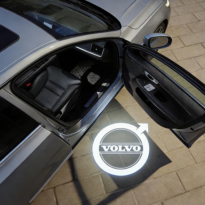 For Volvo S932PCS LED Car Door Logo Projector Welcome Ghost Shadow Light Accessories For Volvo S60 S80 S90 V60 V40 XC60 XC90 XC40 V90 S80