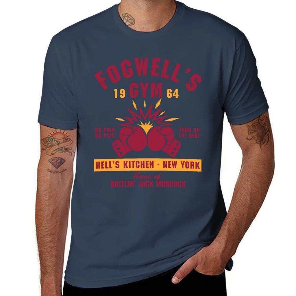 Fogwells Gym TShirt Sports Casual Short Sleeve Cotton Tee