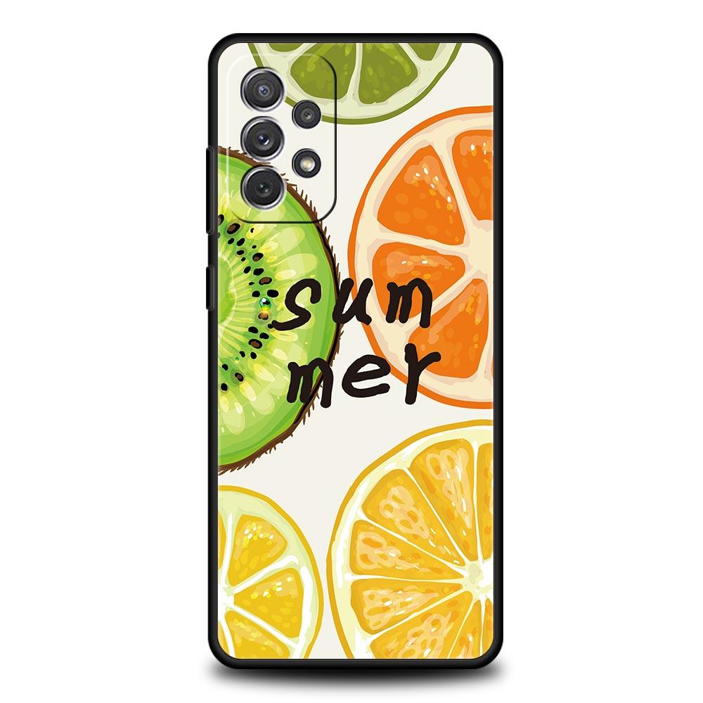 Summer Fruit Watermelon Case for Samsung A57 A37 A51 A71 A21S A17 A15 A25 A41 A23 A33 A53 A73 A07 A03S A05S A13 A35 A55 5G Cover