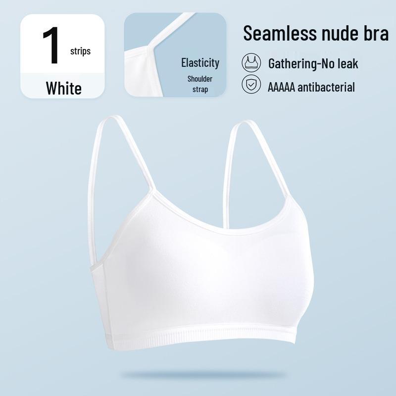 Women s Disposable Seamless Ice Silk Push-Up Bra - Breathable, Nude Feel, Sterilized, No-Wash, Travel-Friendly 2XL (≤170 lbs)