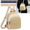 Unisex Men's and Women's Double-shoulder Backpack, Fashiable and Artistic Summer Straw Woven Versatile Casual Backpack