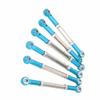 6Pcs RC Car Pull Rod Set Shock Absorption High Strength Wear Resistant Metal RC Car Link Rod for