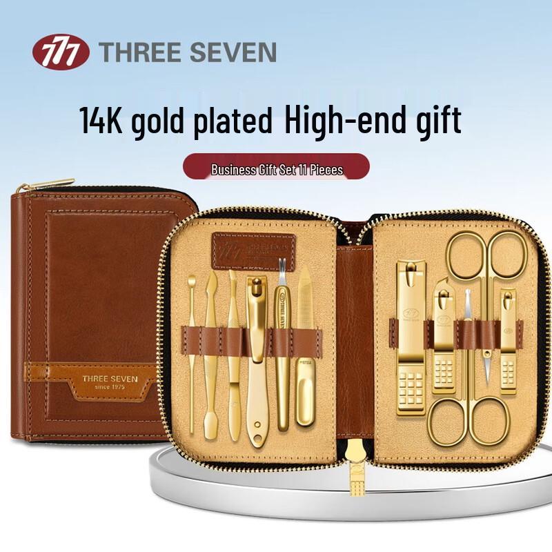 THREE SEVEN 11-Piece Professional Manicure Set