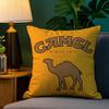 Luxury C-Camel Pillow Case Plush Fabric Soft Double Sided Print Sofa Cushion Cover Throw Pillow Covers