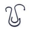 Factory E-Coating Black Carbon Steel S Hook S Shape Hanging Hook for Cloths and Kitchen Ware