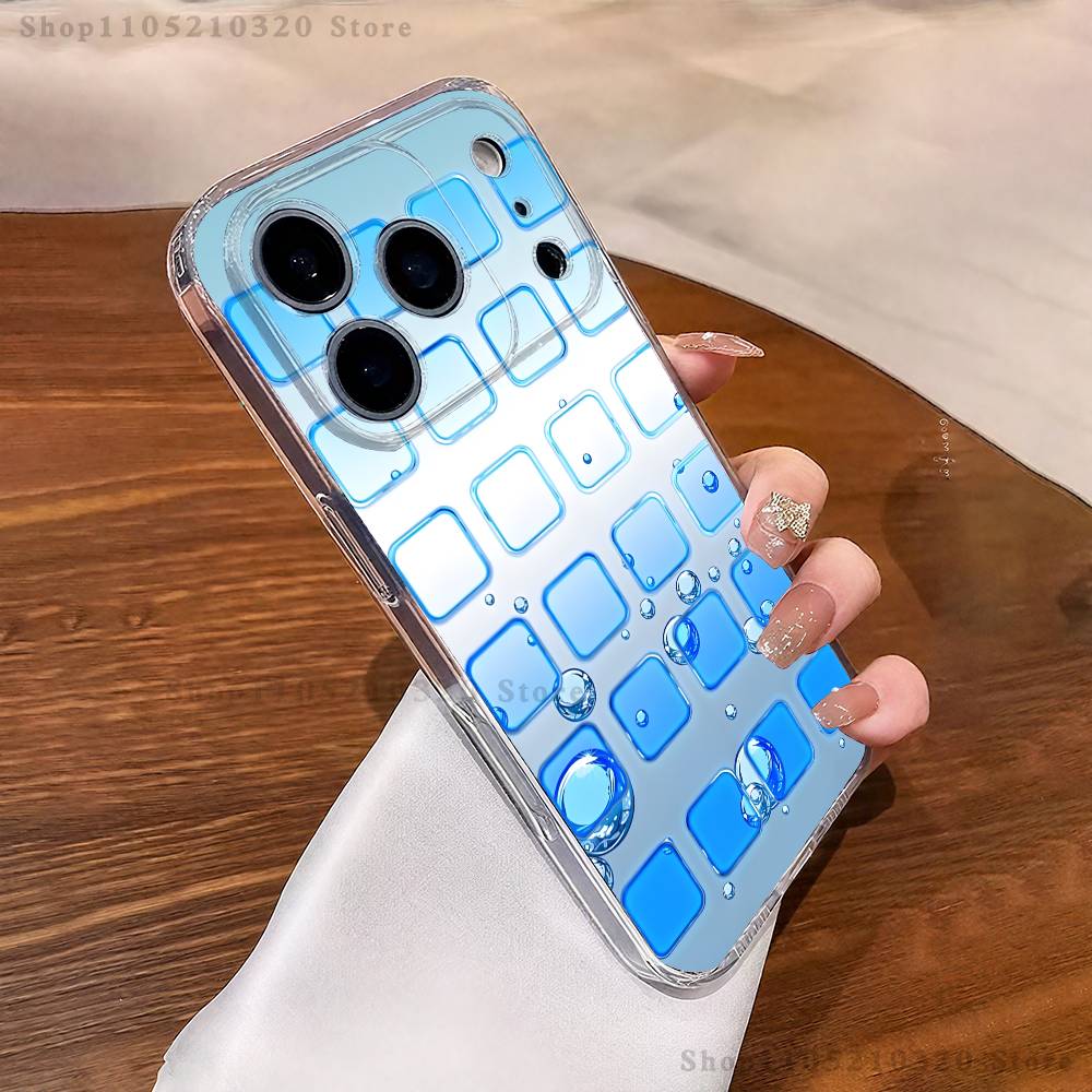 

Чехол для телефона F-Frutiger Aero Art для iPhone 16,15,17,12,13,14,11 Max,Pro,Plus,X,XS,XR,SE4,E Mini Прозрачная крышка iPhone15