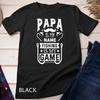 Papa Is My Name Fishing Is My Game Fishing Unisex T-shirt