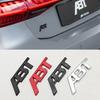 3D Metal Logo ABT Emblem Car Trunk Front Grille Badge For T6 S5 RS7 C8 Q8 RS6 SQ5 Q5 Q7 RS4 A3 8V A6 ABT Sticker Accessories