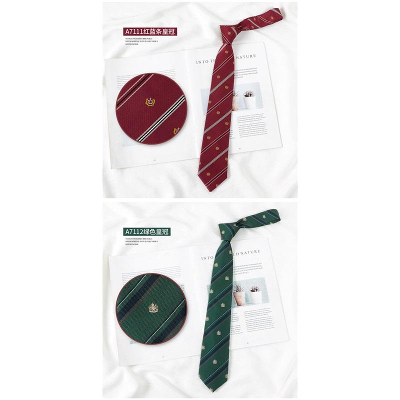 Korean Striped Hand Tie Jk College Style