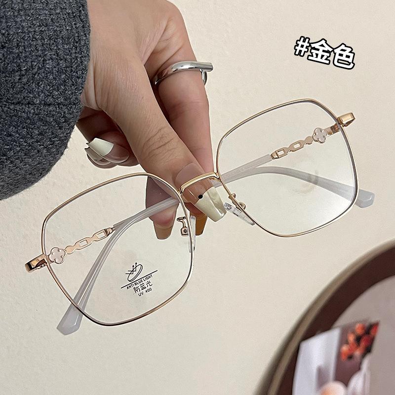 

Vintage Retro Style Glasses Frame For Women Square Shape Blue Light Blocking Eyeglasses High Quality Glasses For Women