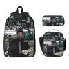 3Pcs Edward Cullen Homage Twilight Backpack Set for Kids Pencil Boxes Bookbag Sets with Lunch Box For Primary School