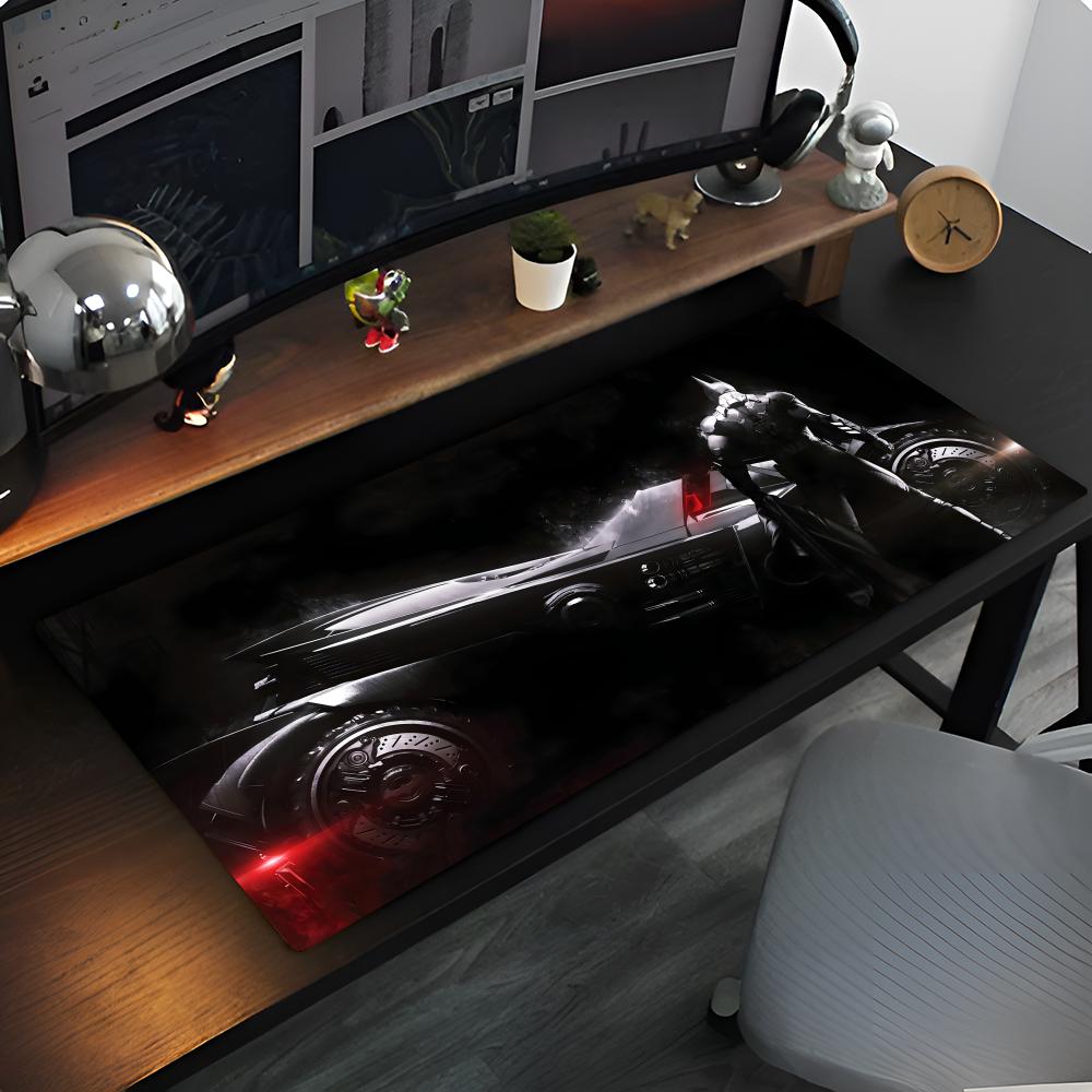 B-Batman A-Arkham Knight Mouse Pad Anime game mause pads cs lol XXL Home HD Computer Desk Mats Carpet Gamer Office Laptop Soft