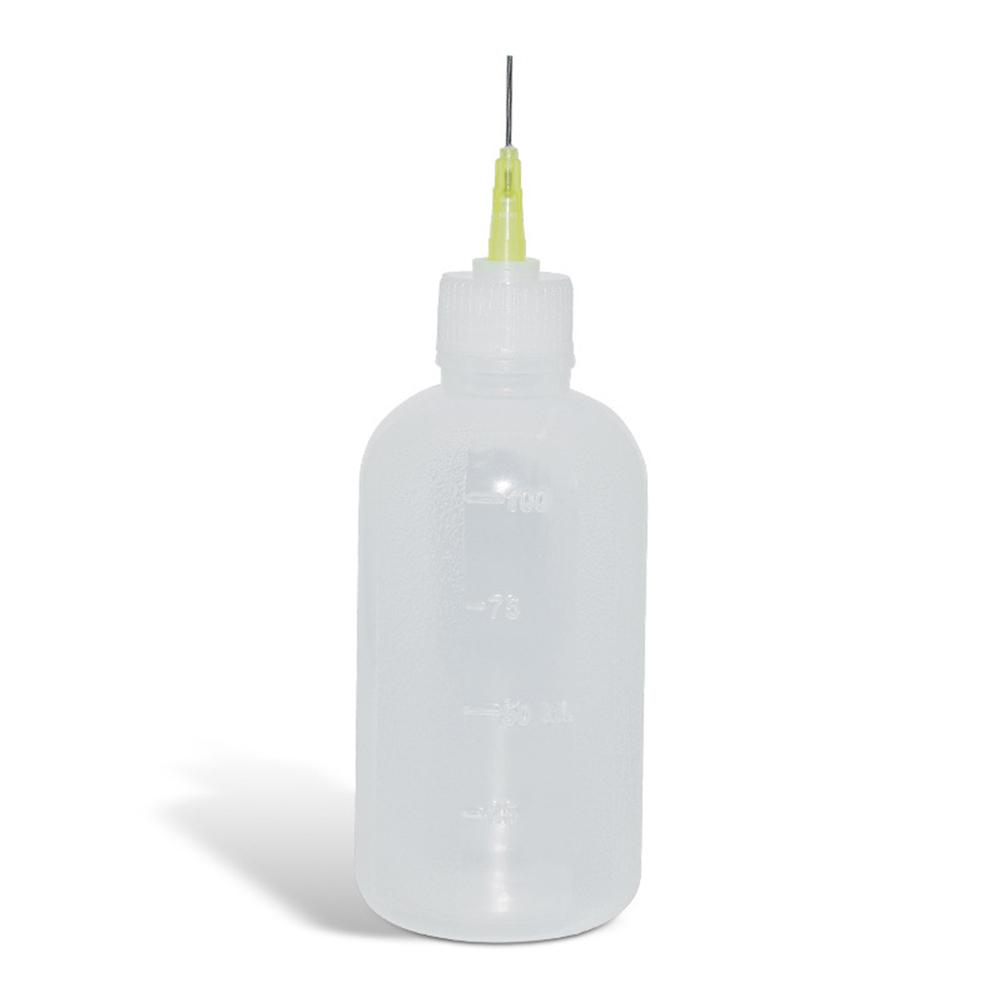 100 ml jehlová pájecí nádoba na tekuté tavidlo na olej Plastová prázdná láhev