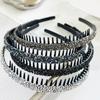 Rhinestones Headband NonSlip Crystal Teeth Comb Hairband Fashionable Hair Bands For Women Girl Face Washing Everyday Use