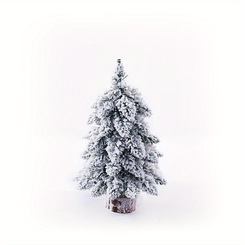

Mini Snowy Christmas Tree, DIY Christmas Tree, for Christmas Autumn Thanksgiving and Indoor Party Christmas Decoration