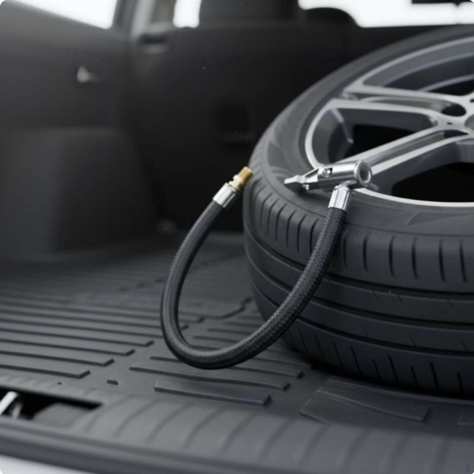 Tire Inflator Extension Hose LeakResistant Seal Construction Quick