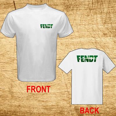 FENDT Tractor Men's White T-Shirt Tee Top Unisex