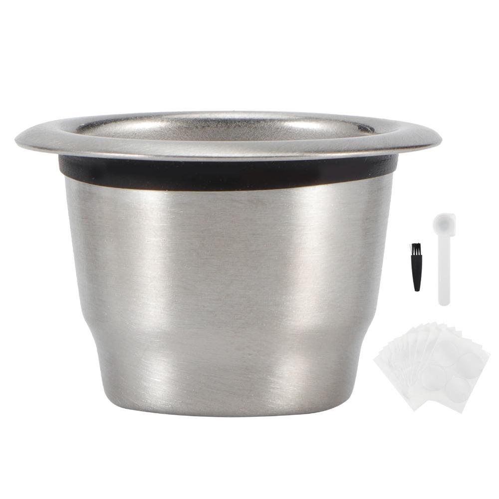 304 Stainless Steel Stainless Steel Capsule Filter Kit Coffee Capsule Cup  For Coffee Machines