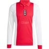 Originals Amsterdam Anniversary Ajax Logo Moisture-Wicking Slim Fit Long Sleeve Football Shirt Men Tops White JF6340