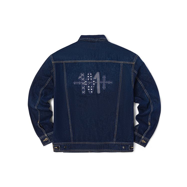 Lee Comfortable Jacket Denim Coat Men Jackets Dark-Blue LMT002705100318A01761