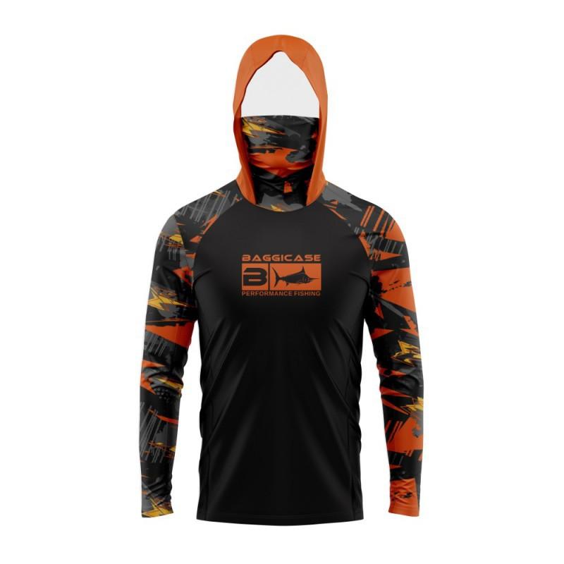Ocean Fishing Clothes Sun-proof Long-sleeved UV Mask Hooded Upf 50+ XXS