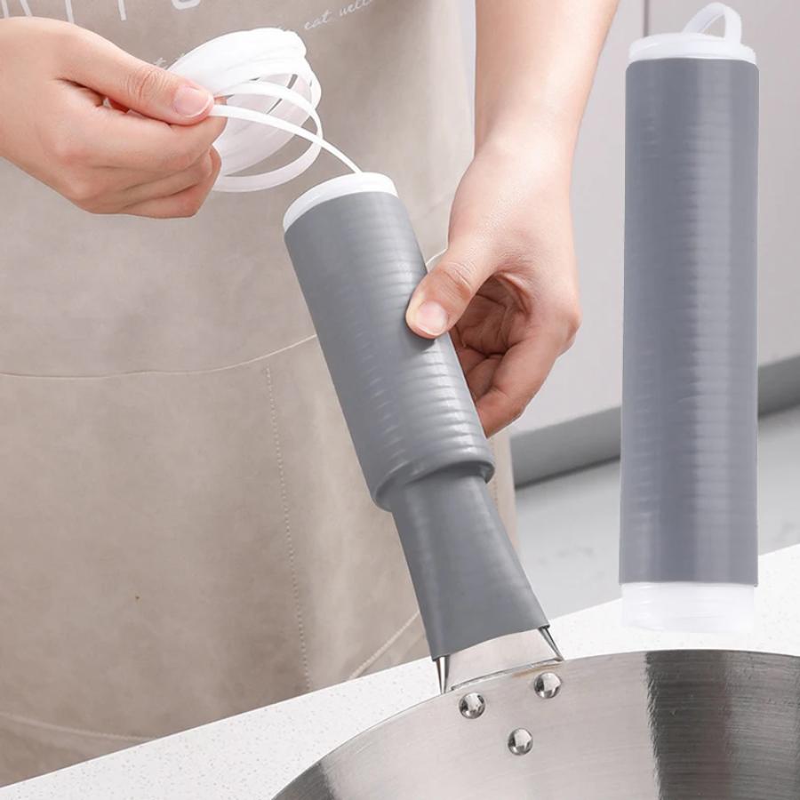 Anti-Scalding Rubber Frying Pan  Protector Pot  Heat Resistant Cover  Holder Sleeve Pan Handle Sleeve