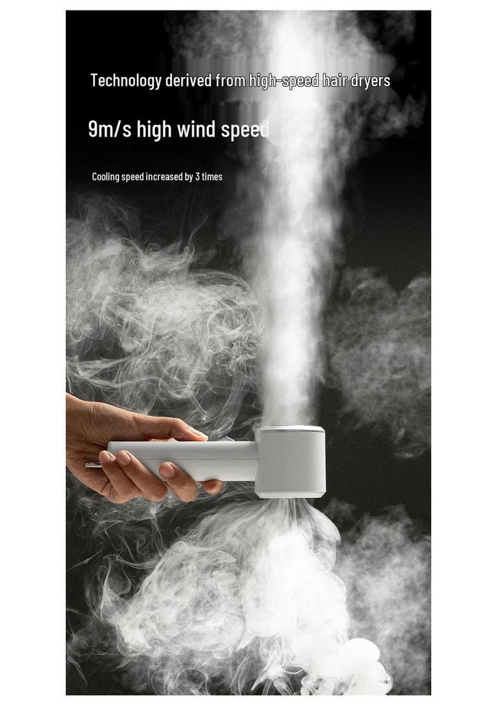 100-Speed USB Rechargeable Handheld Turbo Cooling Fan for Outdoor and Mountaineering