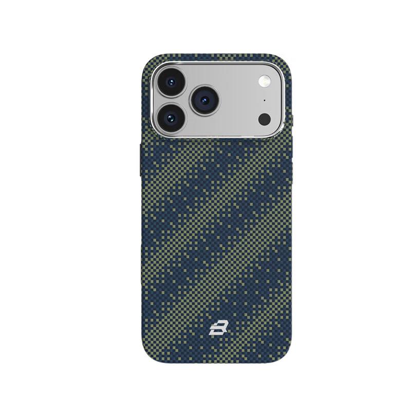 Sres. Funda Magnética de Fibra de Aramida Blue Gorilla para iPhone 17 Pro Max con Botón de Obturador