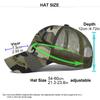 New Camouflage Mesh Baseball Cap For Men Women Breathable Adjustable Cotton Hip Hop Outdoor Casual Sun Protection Hat Snapback