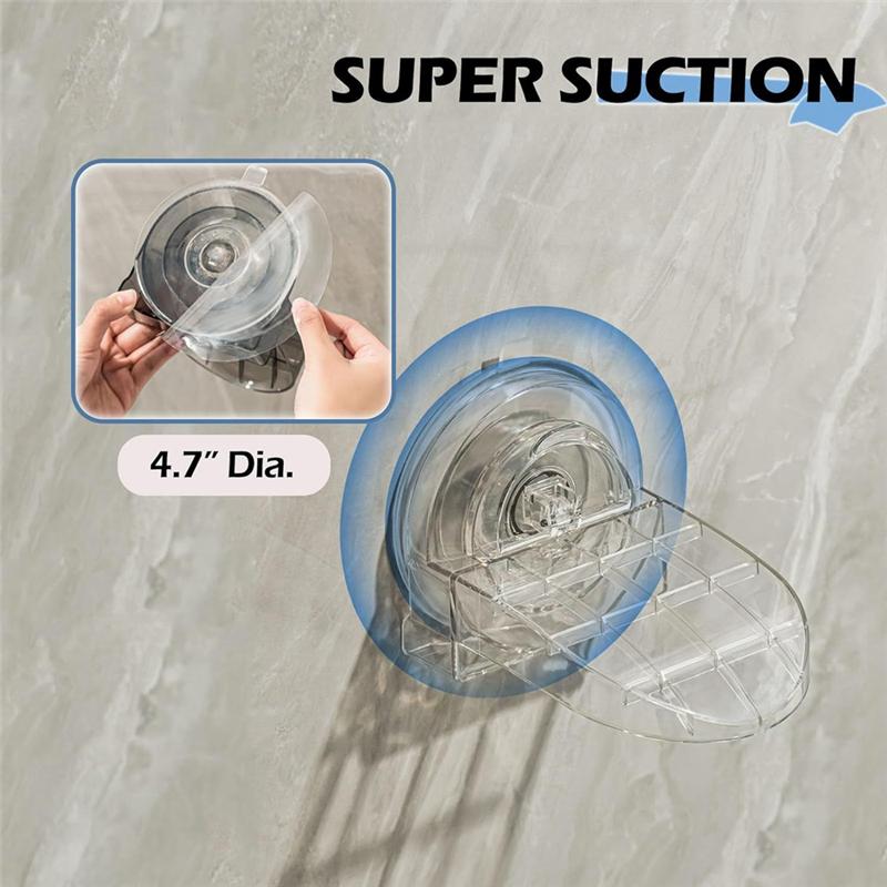 

AEE2-Shower Foot Rest For Shaving Legs, No-Slip Suction Cup Foot Rest Shower Shaving Legs Assist, Foot Stand For Shower прозрачный