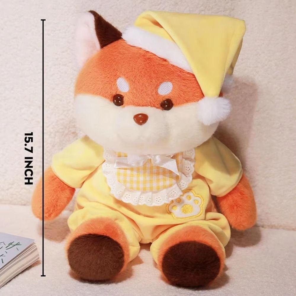 Fluffy Pajamas Dog Doll With Hat Clothes Animal Plushies Dolls Koala Plush Toys  Party Supplies