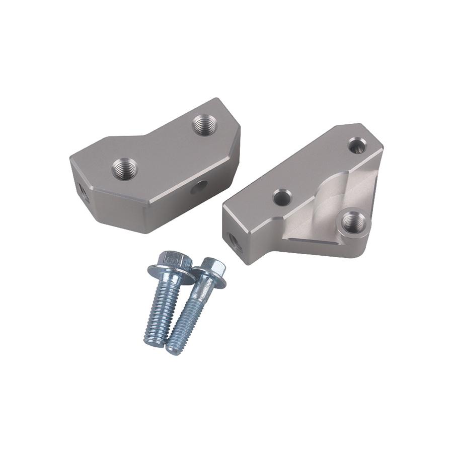 Knock Sensor & Harnesses Relocation Brackets Aluminum For GM Gen III LS LR4 LQ4