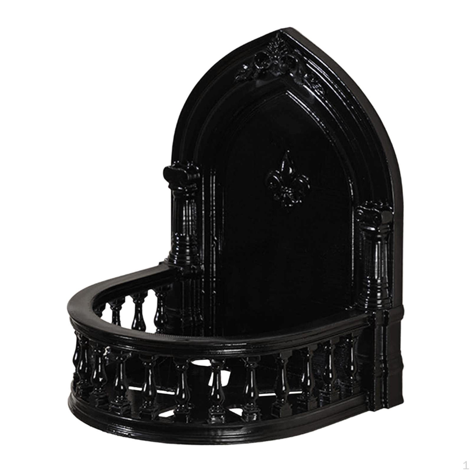 

Security Camera Wall Mount Bracket Adhesion Floating Shelf Support Rack for Figurine чорний