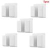 2/5Pcs Wall Mounted Storage Phone Charging Remote Control Holder With Holes For Kitchen Bedroom Bathroom
