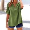 Casual Summer Shirt Solid Color Loose Top Fresh Sweet Women's Fashion Versatile Shirt