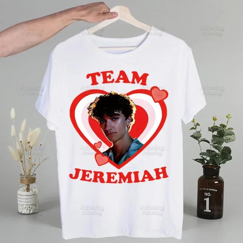 

Футболка Team Jeremiah Мужская Унисекс Аниме Мультяшный Дизайн Мужская Футболка Homme Летние Топы Короткий Рукав Винтажный Стиль 4XL