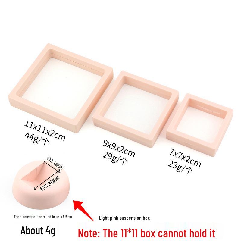 Transparent Anti-Oxidation Jewelry Storage Box for Earrings and Necklaces