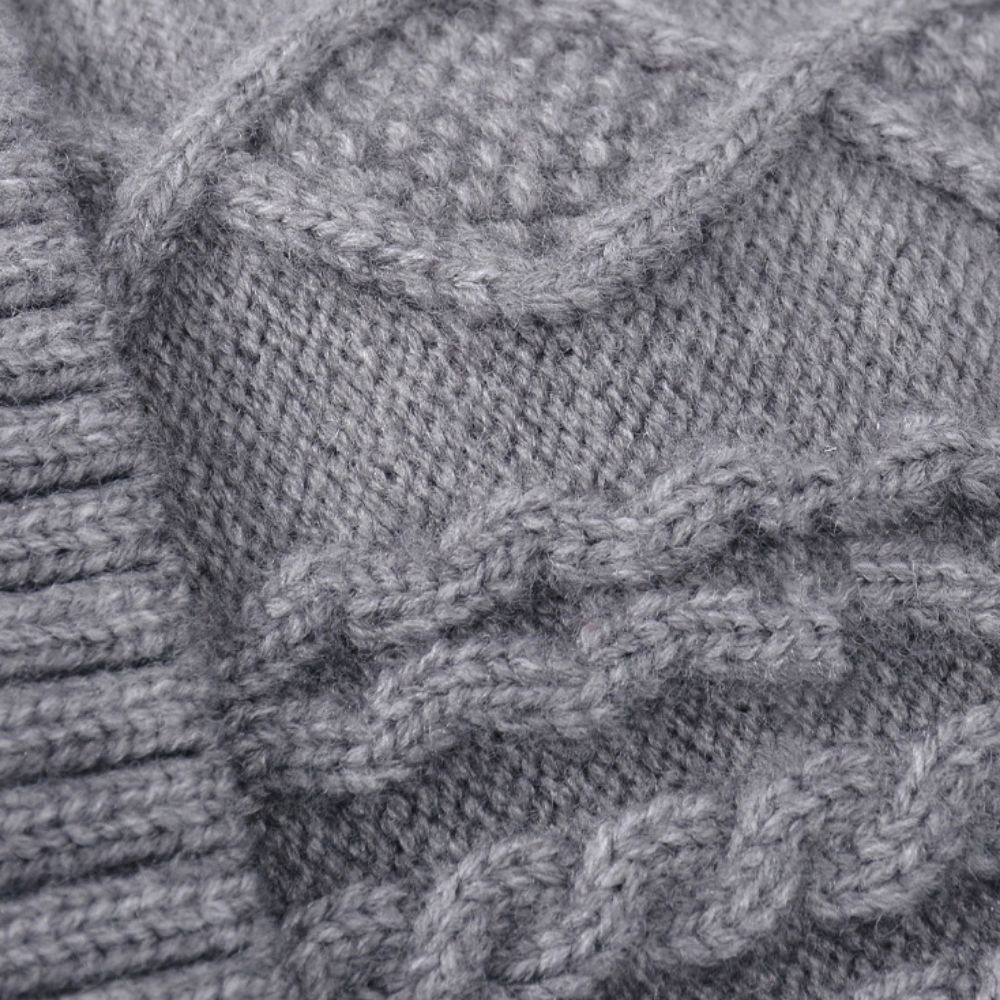 3pcs Solid Color Hat Scarf Gloves Set Warm Winter Beanie Hat Simple Thermal Knit Cap  Outdoor