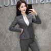Costum blazer profesional 2 buc. Costum cu mânecă lungă pentru femei, primăvară și toamnă, costum de vânzări cu temperament nou, interviu, îmbrăcăminte formală de lucru