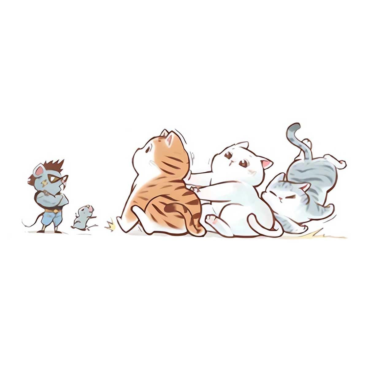 

pet cat cat sticker cat sticker cat sticker cartoon cat and mouse sticker car