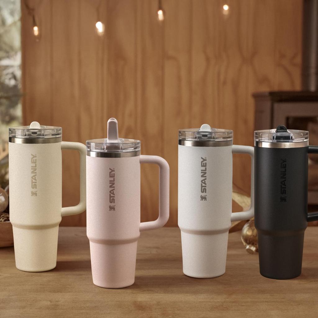 STANLEY Vacuum Quencher Pro Tour Frosted Water Bottle Cold Insulated Stainless Steel Bottle Water Bottle Straw Mug Outdoor Dishwasher Safe Warranty