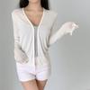 New ArriValS Open Run Women S Sheer V Neck Long SleeVe Cardigan