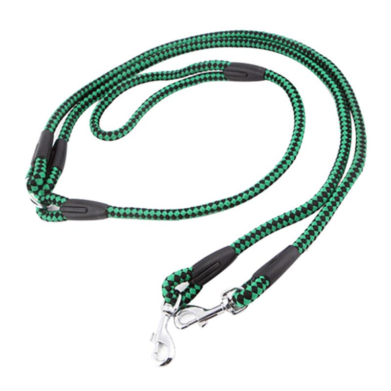 3 Way Dog Leash 3-in-1 Couplers Nylon Pet Traction Rope With Ergonomic Handle For Outdoor Dog