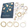 Jewelry Christmas Countdown Calendar Bracelets Necklaces Rings and Earrings Xmas Countdown Calendar for Teen Girls Adult Women