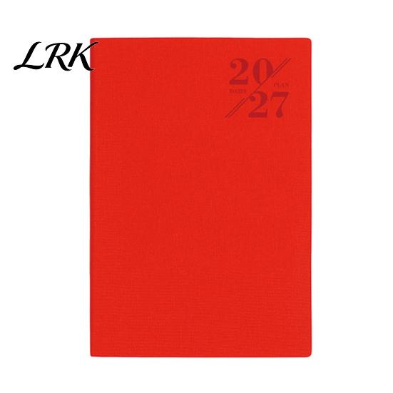 Akademický rok 2027 Měsíční diář s indexovými záložkami měsíců, Silný papír a Odolné záložky deníku, Kryt z PU kůže, Přenosný organizér rozvrhu