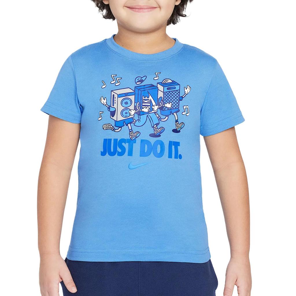 Nike T Shirt Blue Children Aged 3 7 Years Old 86M842-UAV
