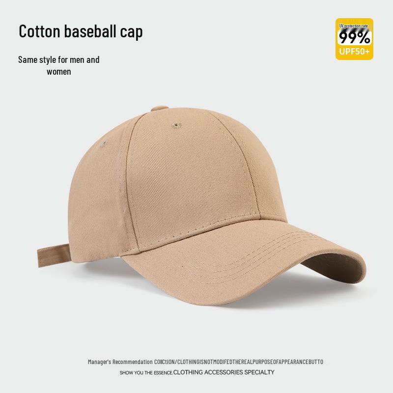 Japanese Style Women's Solid Color Baseball Cap with Adjustable Fit for Spring and Autumn