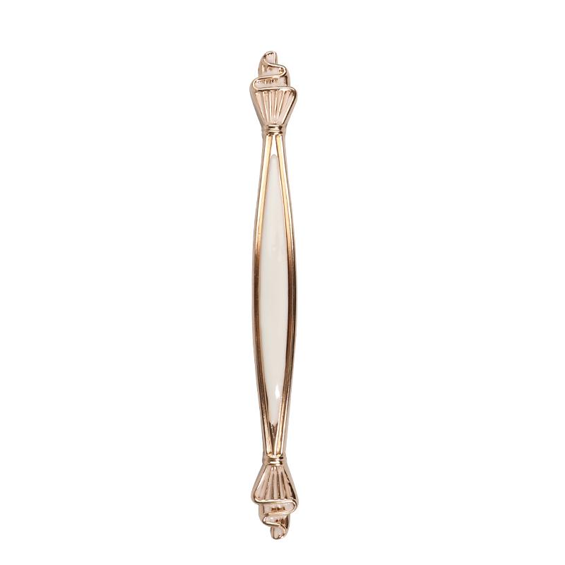 European Ivory White Nordic Cabinet Handle - Modern Simple Design for Kitchen, Drawer, Wardrobe, and Doors
